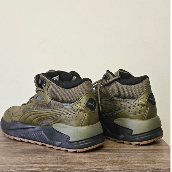 PUMA Men's X-Ray Speed Mid Winterized Casual Sneakers Size 9 Olive  NWT - Picture 1 of 7